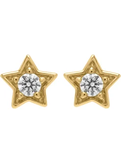 Boucles d'oreilles Brillaxis étoiles or oxydes