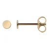 Boucles d'oreilles Brillaxis puces rondes_x005f_x000D_or jaune 18 carats