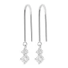 Boucles d'oreilles Brillaxis argent rhodié_x005f_x000D_oxydes de zirconium