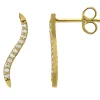 Boucles d'oreilles Brillaxis en or 9 carats oxydes