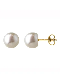 Boucles d'oreilles Brillaxis perle de culture