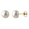 Boucles d'oreilles Brillaxis perles de culture or_x005f_x000D_7/7,5 mm