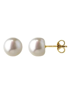 Boucles d'oreilles Brillaxis perles de culture or_x005f_x000D_7/7,5 mm