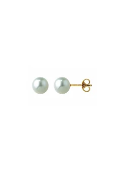 Boucles d'oreilles Brillaxis perles de culture or_x005f_x000D_6/6,5 mm