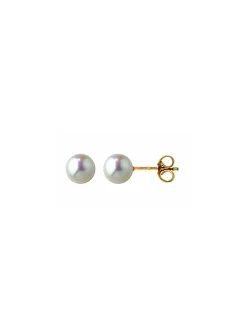 Boucles d'oreilles Brillaxis or perles de culture_x005f_x000D_5/5,5 mm