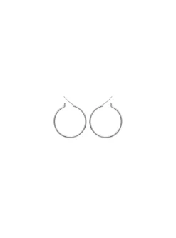 Boucles d'oreilles Brillaxis argent 30mm