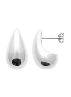 Boucles d'oreilles Brillaxis argent goutte