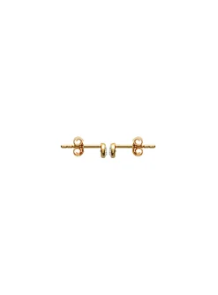 Boucles d'oreilles Brillaxis puces plaqué or 3mm