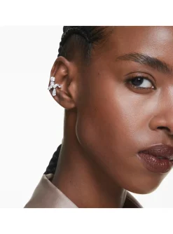 Boucles d'oreilles clip Swarovski Matrix_x005f_x000D_blanc