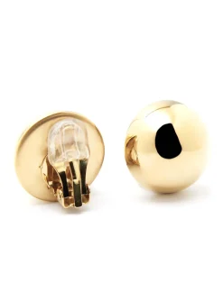 Boucles d'oreilles clip Zag Bijoux acier doré