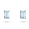 Boucles d'oreilles clous Swarovski Stilla bleues