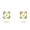 Boucles d'oreilles clous Swarovski Stilla jaunes
