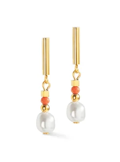 Boucles d'oreilles Coeur de Lion Sunset Pearlcorail