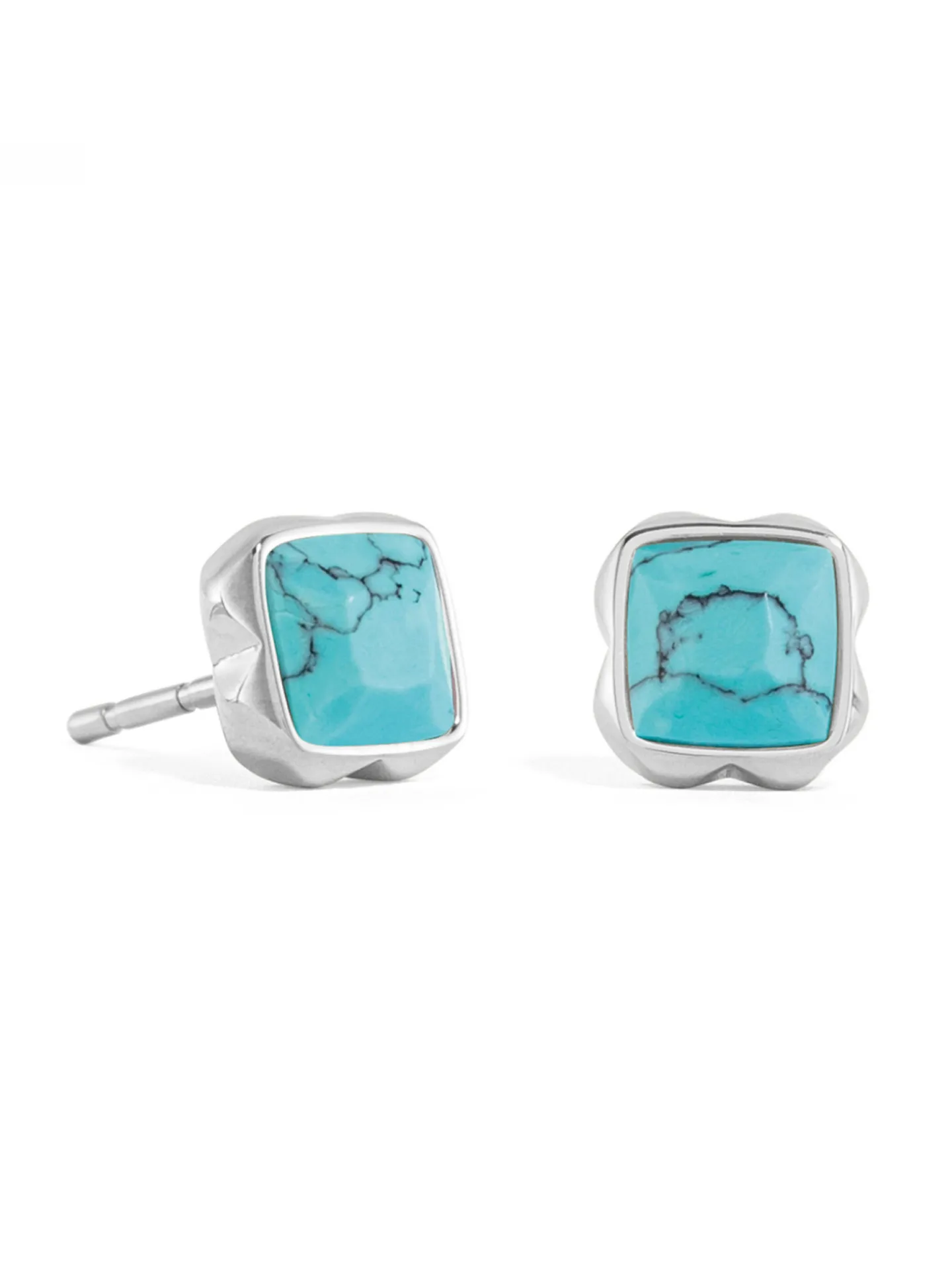 Boucles d'oreilles Coeur de Lion Birthstone Décembre_x005f_x000D_dorées et turquoises