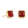 Boucles d'oreilles Coeur De Lion Birthstone Janvier_x005f_x000D_Agate rouge