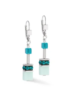 Boucles d'oreilles Coeur de Lion GeoCUBE®Iconic Precious vert