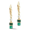Boucles d'oreilles Coeur de Lion Festive Green