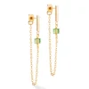 Boucles d'oreilles Coeur de Lion Mini Cubes et Chain