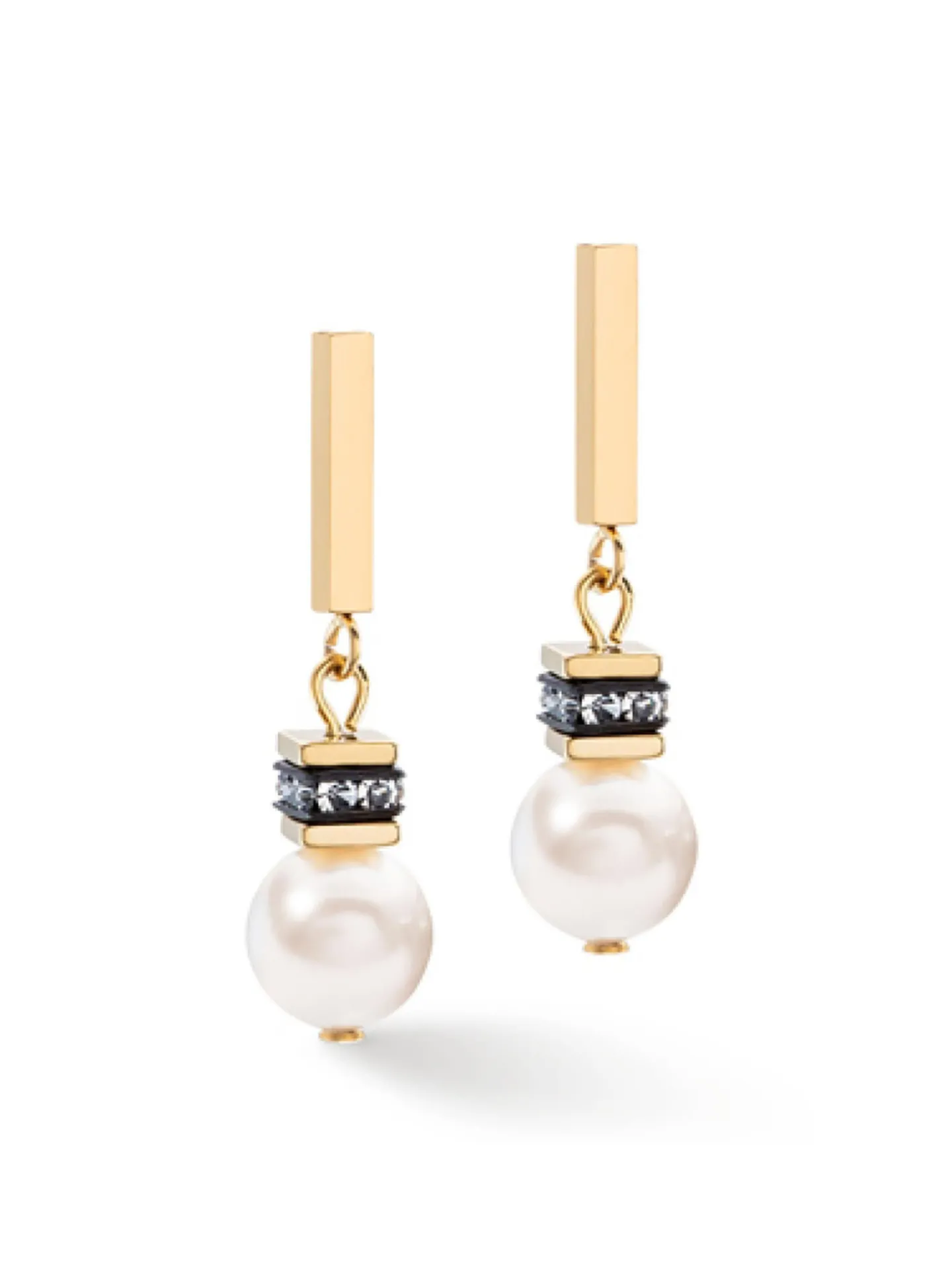 Boucles d'oreilles Coeur de lion GeoCUBE® IconicPearl Mix