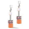 Boucles d'oreilles Coeur de lion GeoCUBE rouge_x005f_x000D_Joyful colours