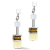 Boucles d'oreilles Coeur de lion GeoCUBE jaune_x005f_x000D_Joyful colours