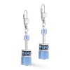 Boucles d'oreilles Coeur de Lion GeoCUBE Iconic MonoArgent bleu