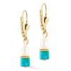 Boucles d'oreilles Coeur de Lion Princess FusionPearls Turquoise