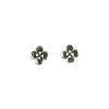 Boucles d'oreilles croix basque plate 8mm