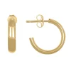 Boucles d'oreilles créoles ouvertes or jaune 18K_x005f_x000D_16 mm