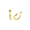 Boucles d'oreilles créoles ouvertes or jaune 18K_x005f_x000D_20 mm