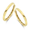 Boucles d'oreilles créoles or jaune 18 carats 18 mm