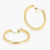 Boucles d'oreilles créoles Zag Bijoux Cathy_x005f_x000D_acier doré 40mm