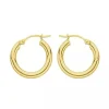 Boucles d'oreilles créoles or jaune 18 carats 16 mm