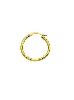 Boucles d'oreilles créoles or jaune 18 carats 20 mm