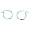 Boucles d'oreilles créoles torsadées or 9 carats_x005f_x000D_10 mm