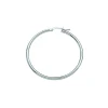 Boucles d'oreilles créoles or 9 carats fil rond 2 mm_x005f_x000D_Diamètre 35mm