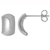 Boucles d'oreilles demi-créole or 18 carats