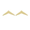Boucles d'oreilles en forme de V or 750/1000