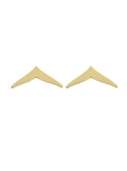 Boucles d'oreilles en forme de V or 750/1000