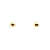 Boucles d'oreilles en or 18 carats boule 3mm