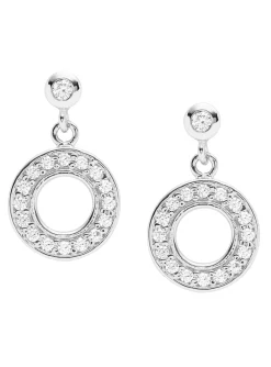 Boucles d'oreilles Fossil disques