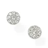 Boucles d'oreilles Fossil Sutton disques empierrés