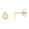Boucles d'oreilles goutte ajourée or jaune