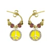 Boucles d'oreilles Hipanema Hayley yellow