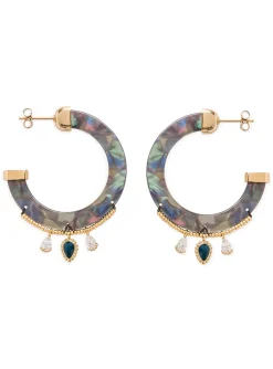 Boucles d'oreilles Hipanema Flavia blue