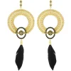 Boucles d'oreilles Hipanema Azana Black