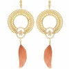 Boucles d'oreilles Hipanema Azana White
