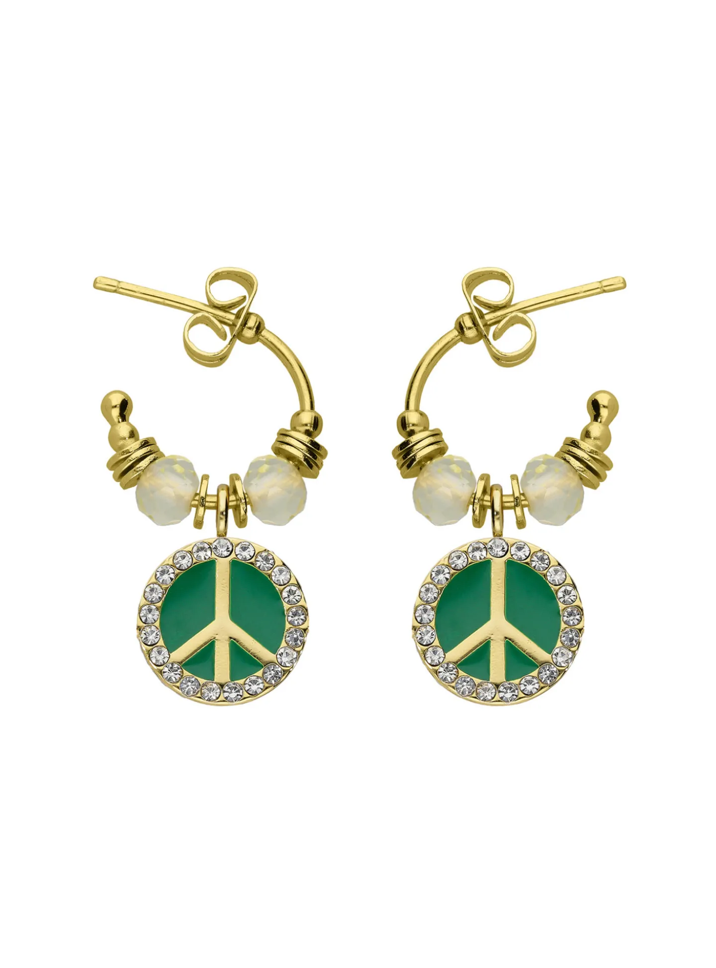 Boucles d'oreilles Hipanema Hayley green