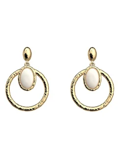 Boucles d'oreilles Les Georgettes Mirage Précieuses_x005f_x000D_dorées 25mm