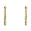 Boucles d'oreilles Les Georgettes Pure dorées_x005f_x000D_25mm